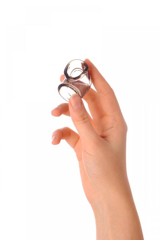 Эрекционное кольцо на пенис TOYFA XLover, Термопластичный эластомер (TPE), черный, 3,5 см