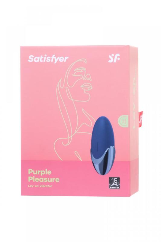 Вибромассажер Satisfyer  Layon 1, Purple pleasure, силикон, фиолетовый, 9,5 см.