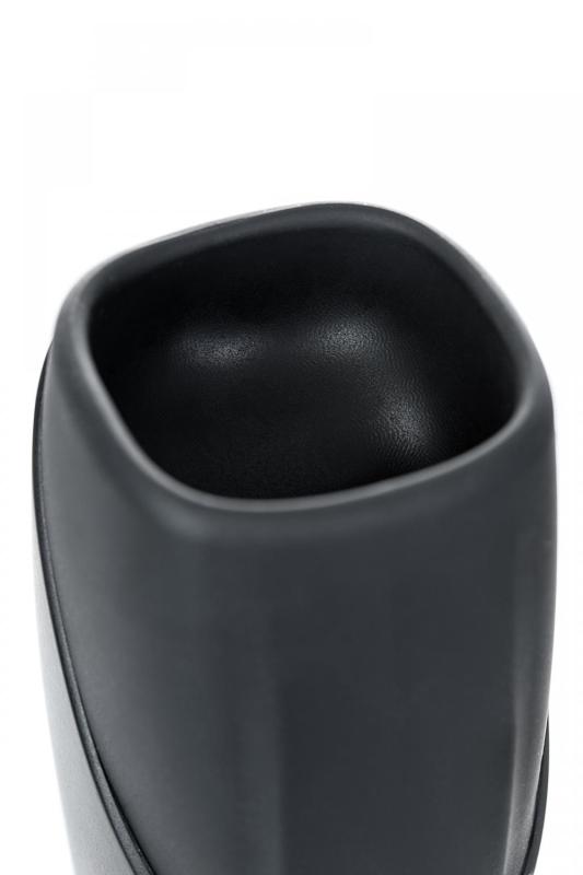 Мастурбатор нереалистичный Satisfyer Men Vibration, силикон, чёрный, 14,5 см.