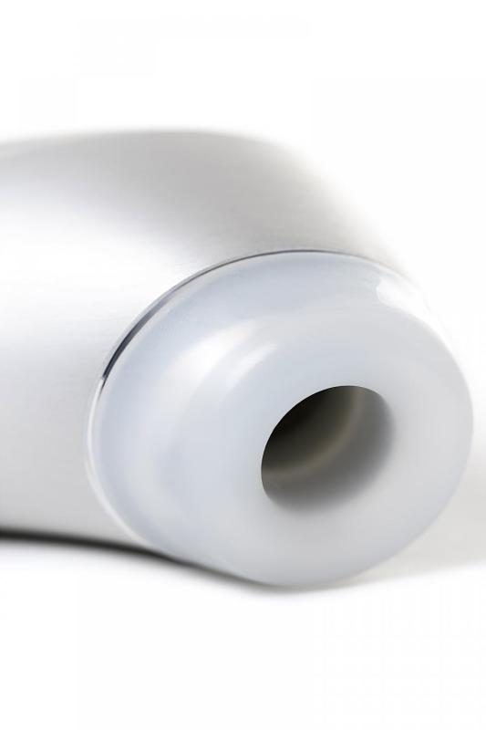 Вакуум-волновой бесконтактный стимулятор клитора Satisfyer Fashion, алюминий, серебристый, 17,3 см.