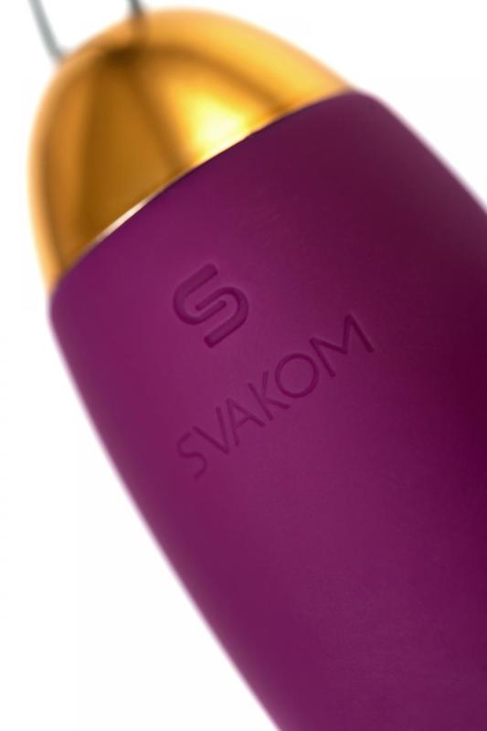 Виброяйцо Svakom Elva, силикон, фиолетовый, 8 см