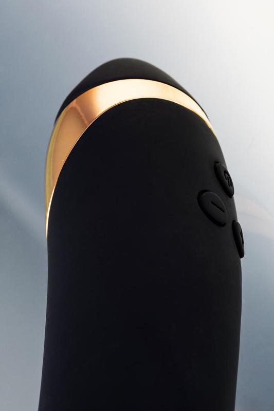 Нереалистичный вибратор WANAME D-SPLASH Storm, силикон, черный, 22,5 см