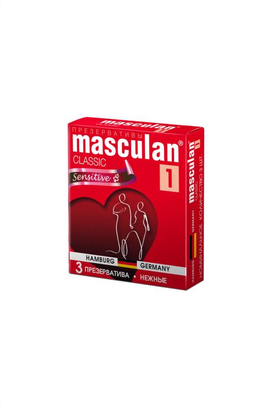 Презервативы Masculan Classic 1, нежные, 3 шт.