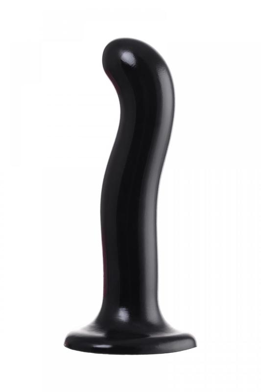 Ремневой нереалистичный страпон Strap-on-me, P&G SPOT, S, силикон, черный, 16,4 см