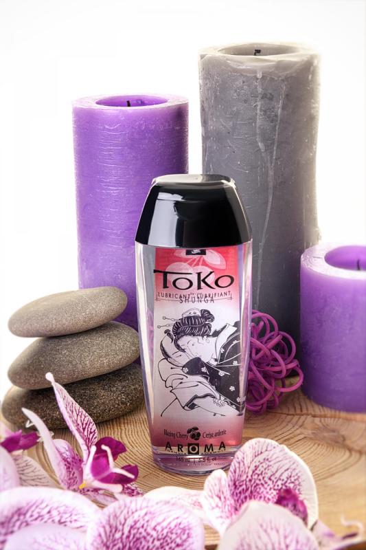 Лубрикант Shunga Toko Aroma на водной основе, вишня, 165 мл