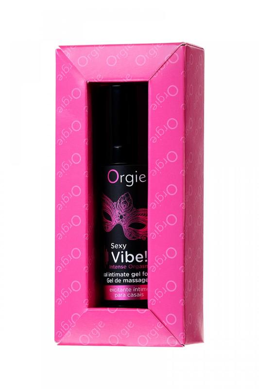 Гель для массажа ORGIE Sexy Vibe Intense Orgasm с разогревающим и охлаждающим эффектом, 15 мл