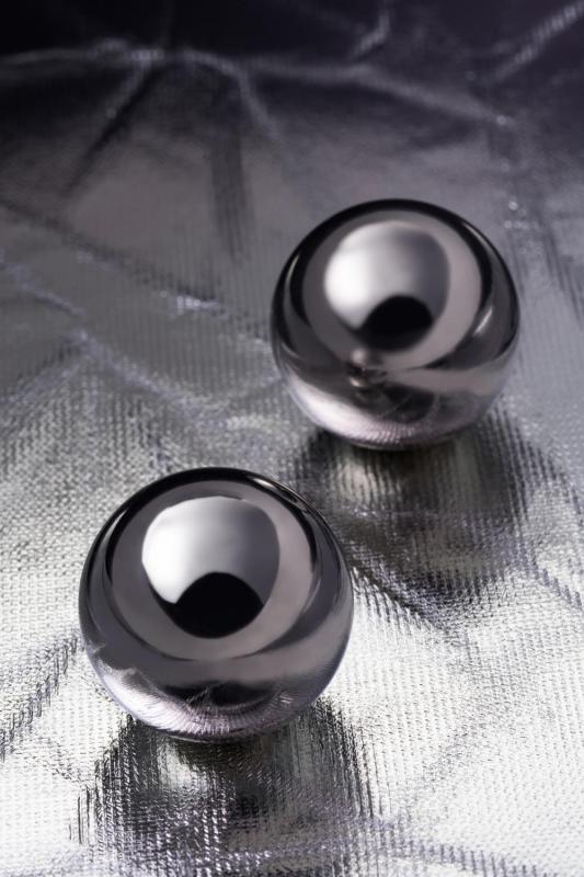 Вагинальные шарики Metal by TOYFA, металл, серебряные, Ø 2,5 см