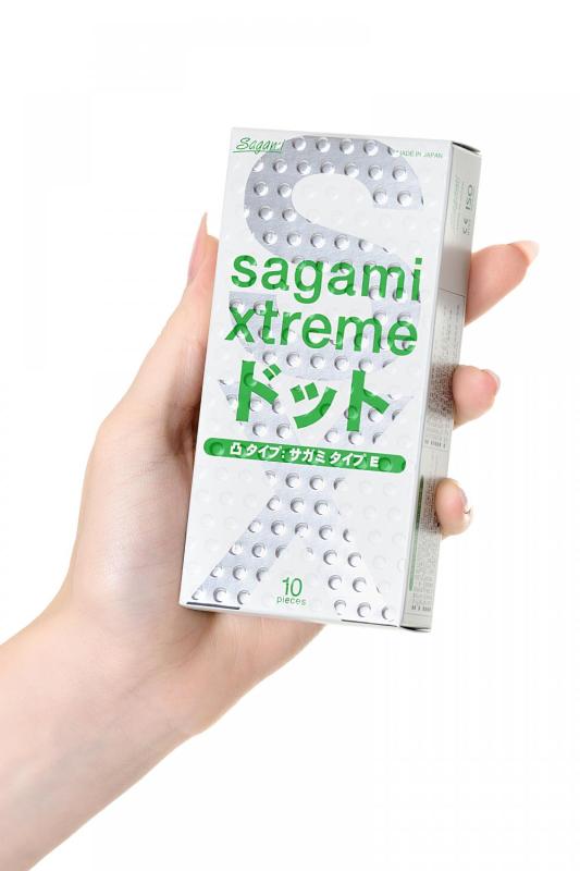 Презервативы Sagami xtreme type-e, латексные, 10 шт.