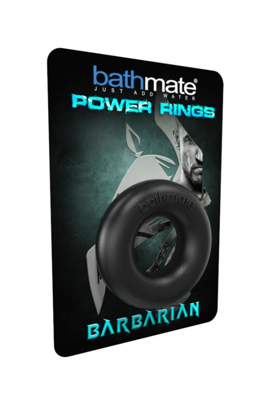Эрекционное кольцо на пенис Bathmate Barbarian, elastomex, черный, Ø 5 см