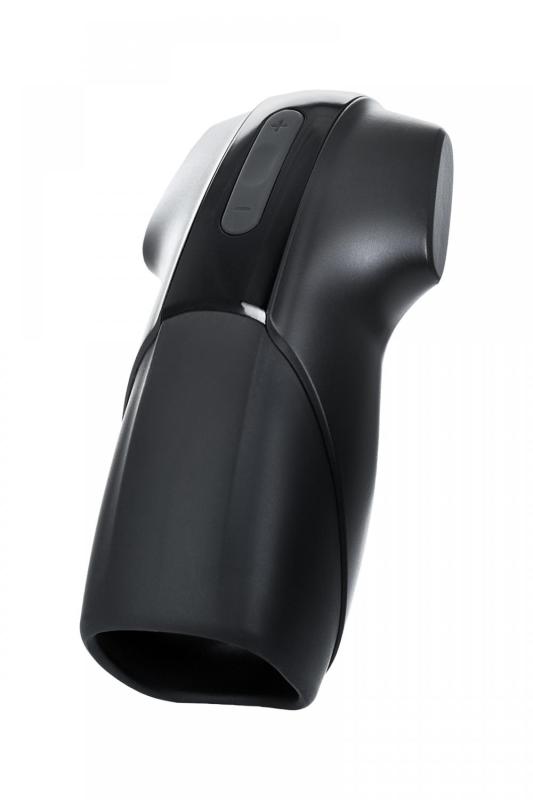 Мастурбатор нереалистичный Satisfyer Men Vibration, силикон, чёрный, 14,5 см.