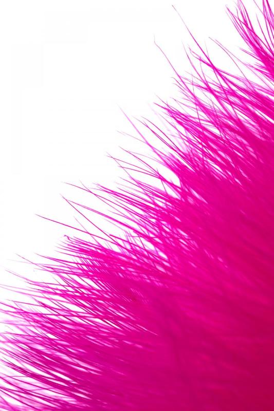 Анальная втулка Metal by TOYFA, металл, серебряная, с розовой опушкой, 17 см, Ø 2,9 см, 165 г