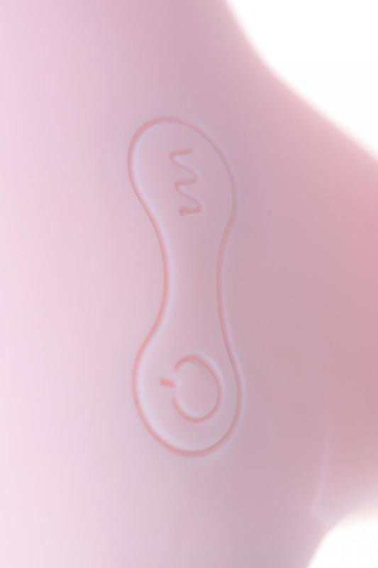 Вибронасадка на палец JOS DUTTY, силикон, розовый, 8 см