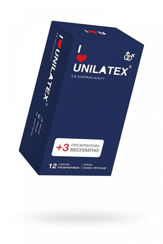 Презервативы Unilatex Extra Strong, гладкие, 12 шт.