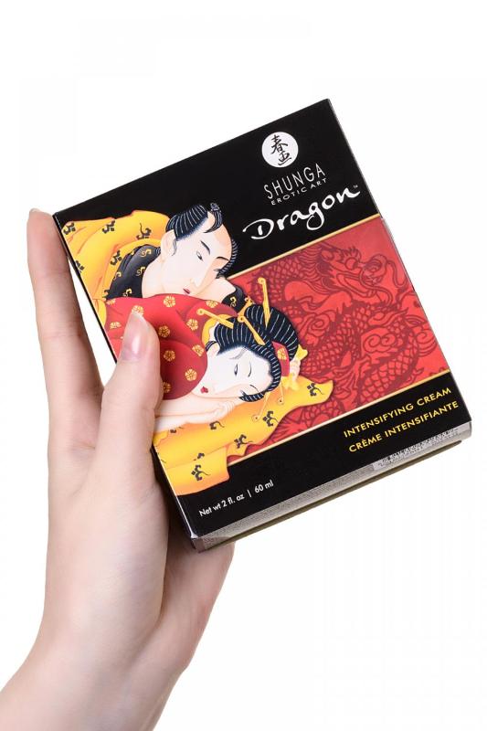 Усиливающий крем для пар Shunga Dragon, возбуждающий эффект «ледяного огня», 60 мл