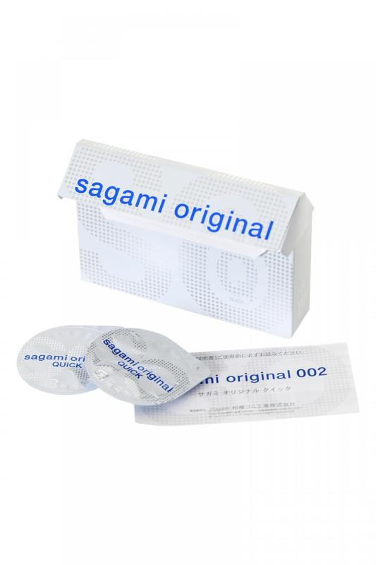 Презервативы Sagami original 0.02, quick, полиуретановые, 6 шт.