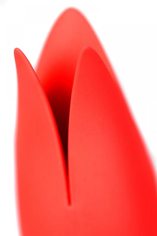 Нереалистичный вибратор Satisfyer Vibes Power Flower, силикон, красный, 18,8 см.