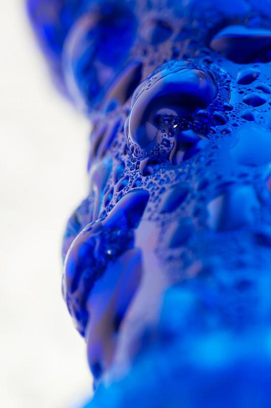Анальная втулка Sexus Glass, стекло, синяя, 16 см, Ø 3,5 см