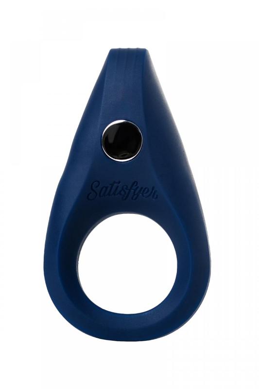 Эрекционное кольцо на пенис Satisfyer Rings, силикон, синий 7,5 см.