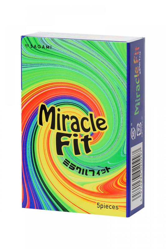 Презервативы Sagami miracle fit, латексные, 5 шт.
