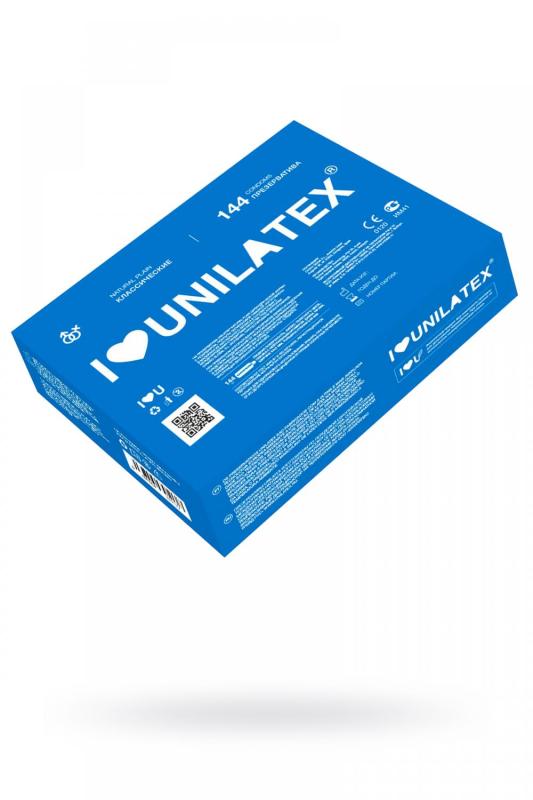 Презервативы Unilatex Natural Plain, гладкие, классические, 144 шт.