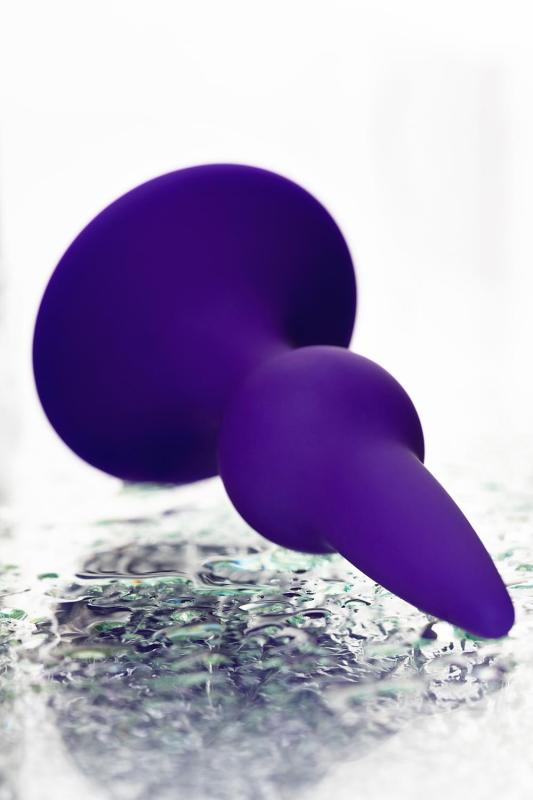 Анальная втулка ToDo by Toyfa Klapsy, водонепроницаемая, силикон, фиолетовая, 10,5 см, Ø 3 см
