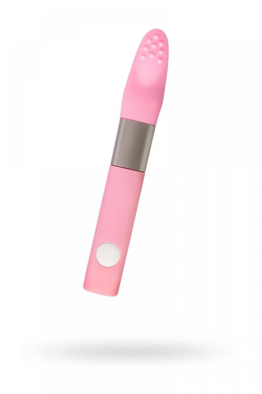 Вибратор клиторальный Qvibry, силикон, розовый, 12 см