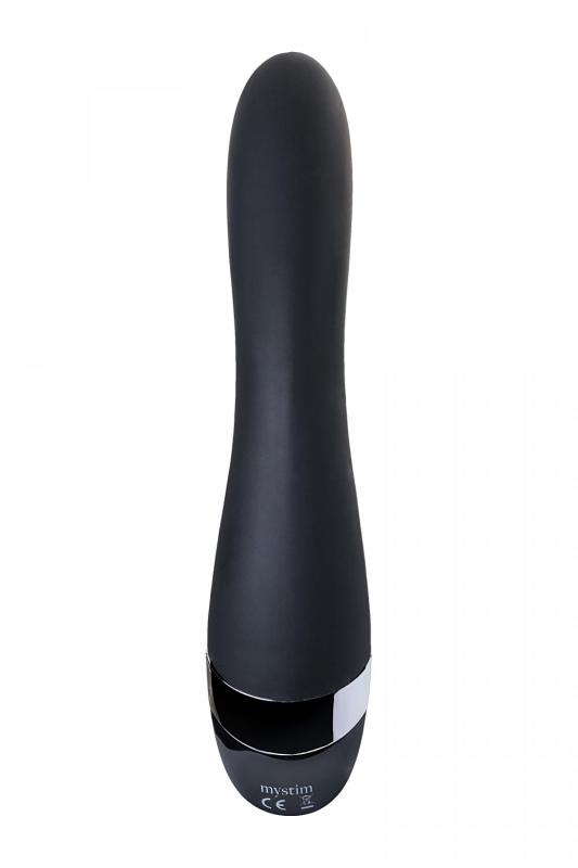 Вибратор Mystim Electric Eric  силиконовый с электростимуляцией, черный, 27 см