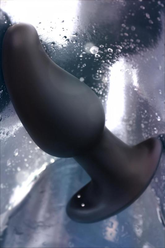 Анальная втулка Erotist Hurricane, силикон, черный, 14 см