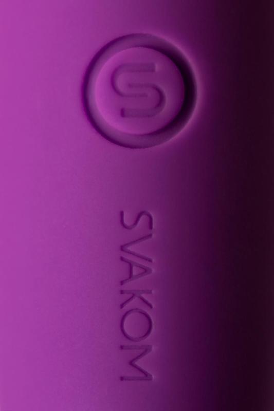 Вибратор для стимуляции точки G Svakom Cici, силикон, фиолетовый, 18,2 см