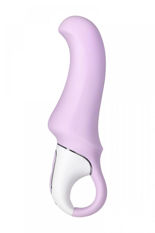 Нереалистичный вибратор Satisfyer Vibes Charming Smile, силикон, фиолетовый, 18,7 см.