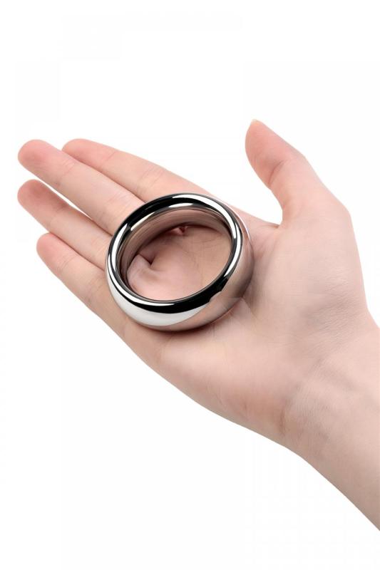 Эрекционное кольцо на пенис Metal by TOYFA, металл, серебряный, Ø 4 см