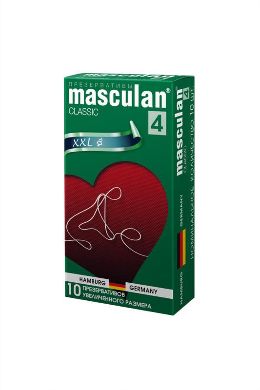 Презервативы Masculan Classic 4, XXL, увеличенного размера, 10 шт.