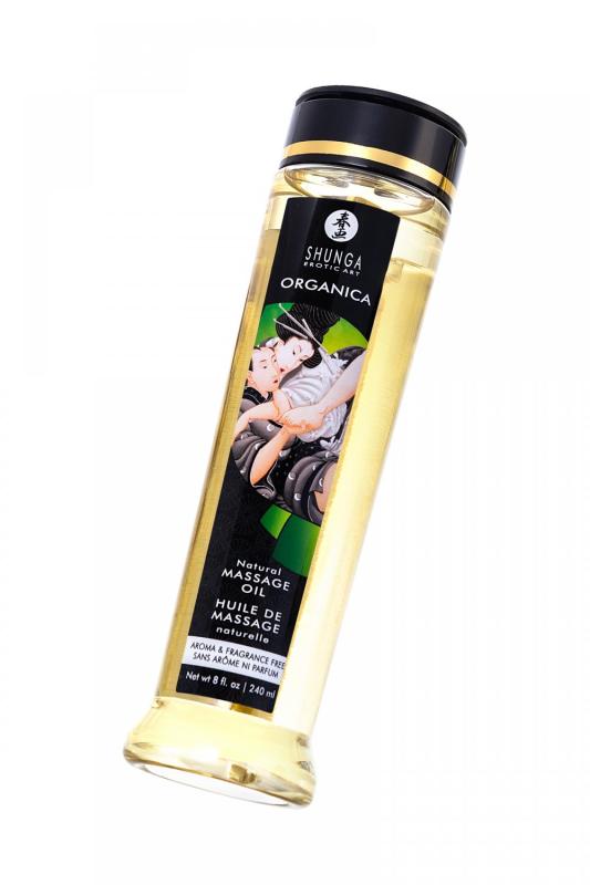 Масло для массажа Shunga Organica Aroma and Fragrance Free, возбуждающее, 240 мл