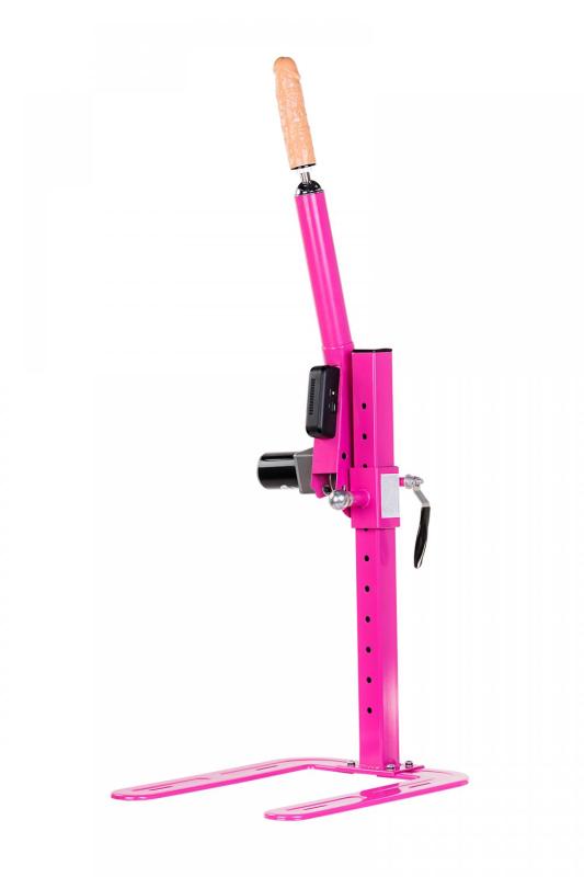 Секс-машина Diva Цезарь 3.0, с двумя насадками, металл, розовая, 50 см