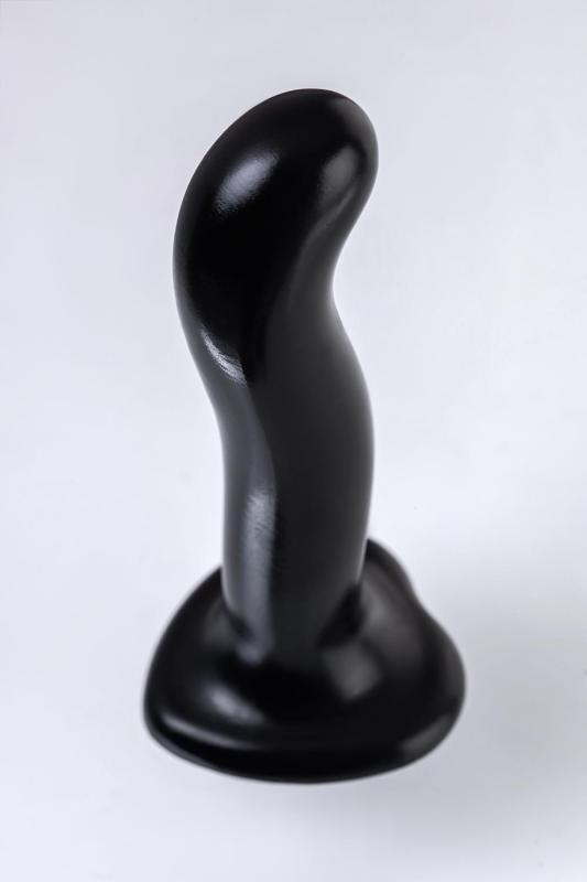 Ремневой нереалистичный страпон Strap-on-me, P&G SPOT, XL, силикон, черный, 19,8 см.