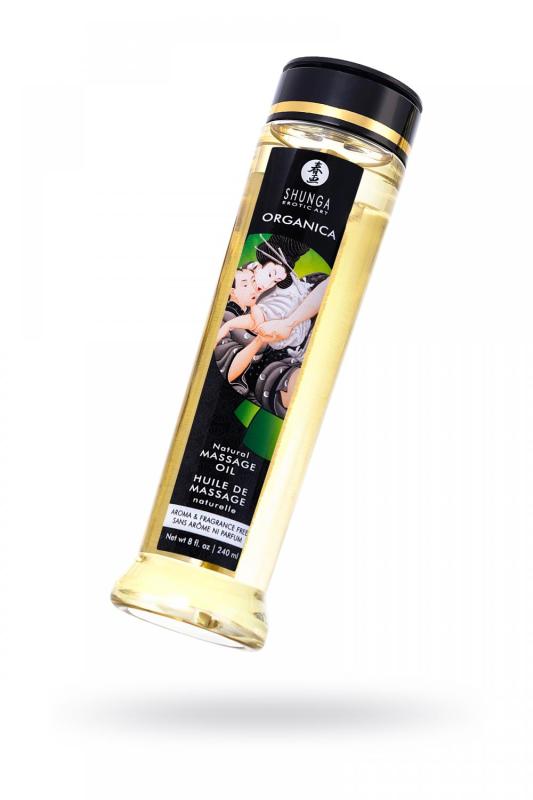 Масло для массажа Shunga Organica Aroma and Fragrance Free, возбуждающее, 240 мл