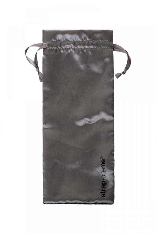 Безремневой нереалистичный страпон Strap-on-me, XL, силикон, черный, 25,5 см