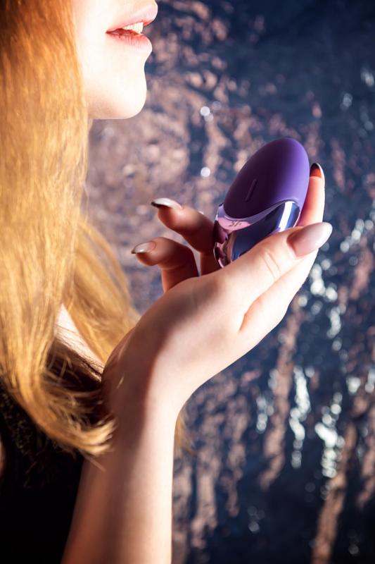 Вибромассажер Satisfyer  Layon 1, Purple pleasure, силикон, фиолетовый, 9,5 см.